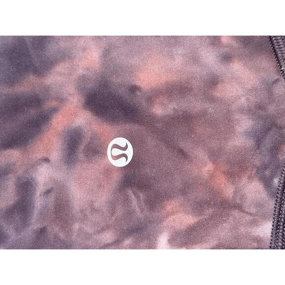 Lululemon Align Diamond Dye Cassis Black Plum Size 6 Nulu High Rise 23” Crop - Picture 3 of 8